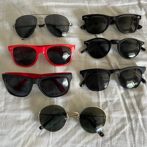 Solbriller selges samlet