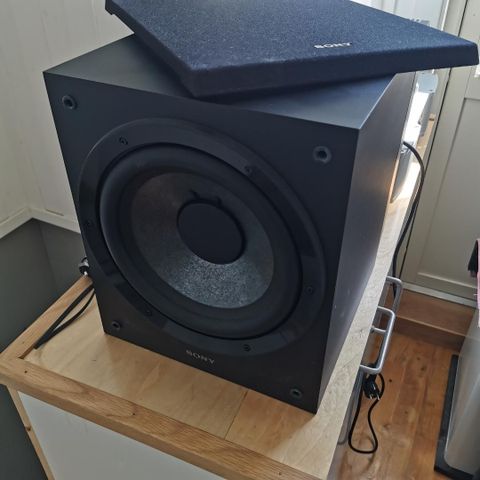 Sony 10" subwoofer SA-CS9 (sort)