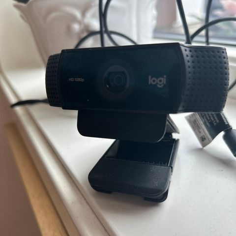 Logitech HD pro C920 webcam selges rimelig