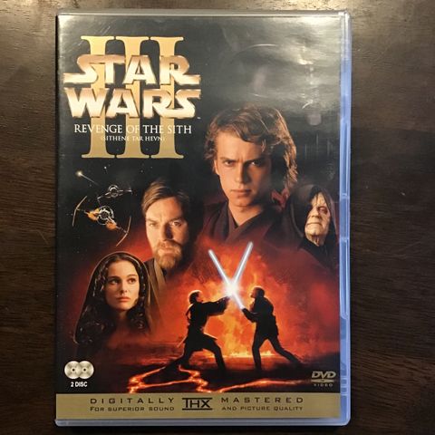 Starwars revenge of the sith THX dvd