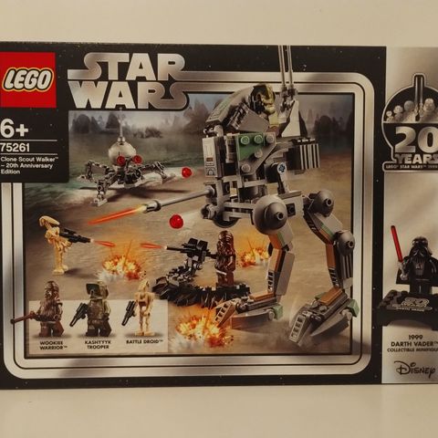 100% Ny Lego Star Wars 75261 Clone Scout Walker 20th Anniversary Edition