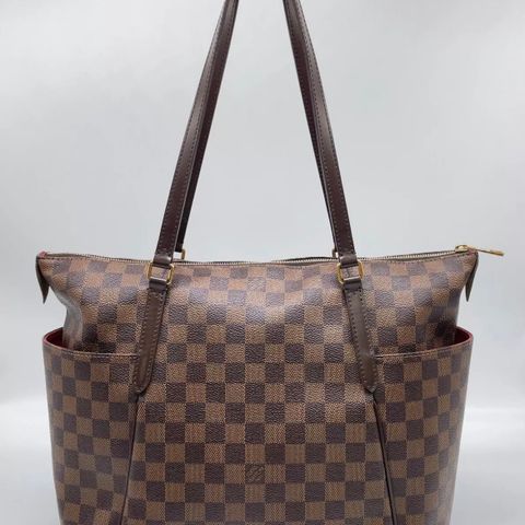 2014 Louis Vuitton  Damier Ebene Totally MM Tote Bag