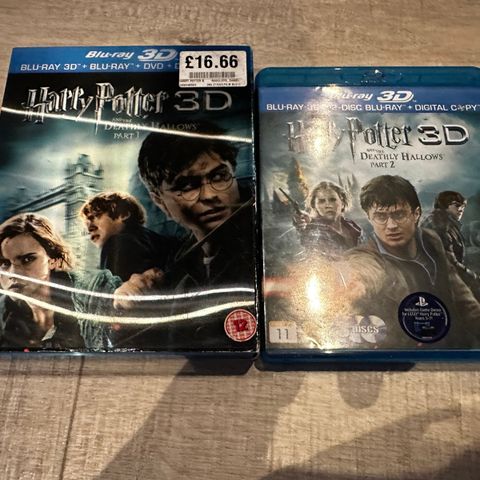 Harry Potter 7+8 3D Blu-Ray