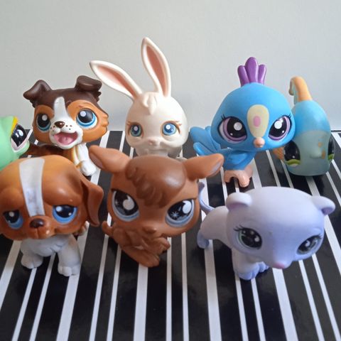 Littlest pet shop 9 stk