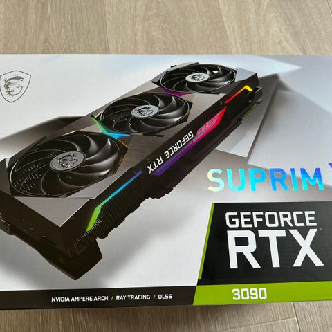 GeForce RTX™ 3090 SUPRIM X 24GB (2stk)