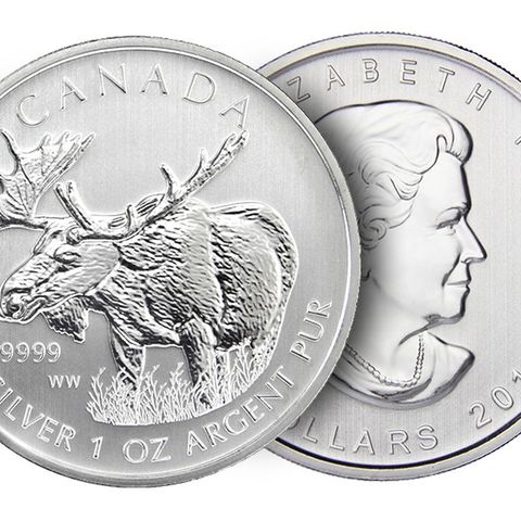 2012, RCM Wildlife Serie, 1 oz, 9999 sølv.