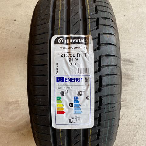 1 Stk Continental  215/50R17 Sommerdekk selges