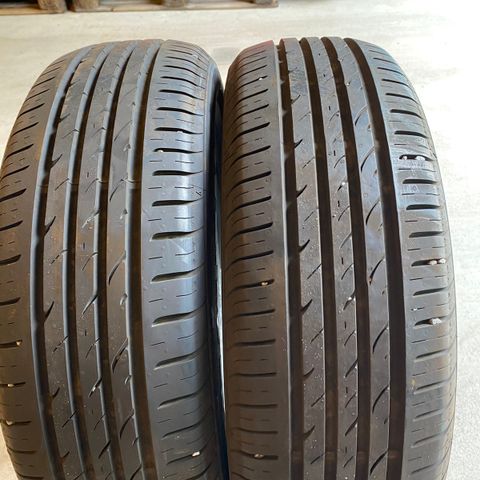 2 Stk knapt brukte Nexen 205/60R16 Sommerdekk selges