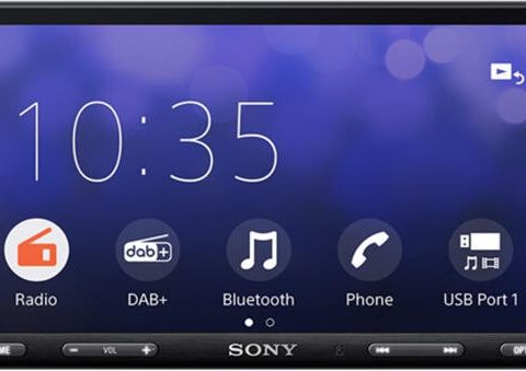 Sony 2-DIN multimediaspiller med 7" touchskjer, Apple Carplay og Android Auto