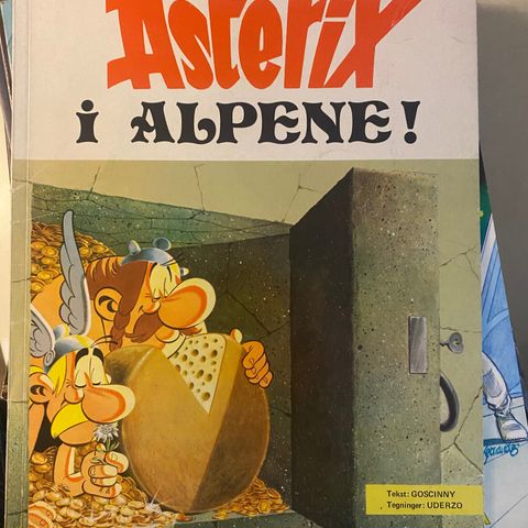 Asterix nr 16 - Asterix i alpene - 1.opplag