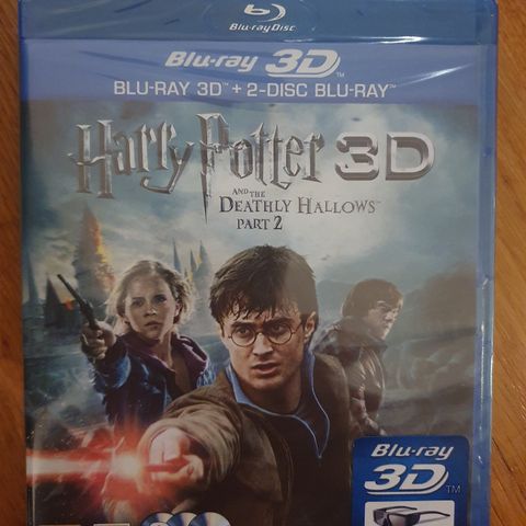 HARRY POTTER And the Deathly hallows part2 3D OG BLU-RAY