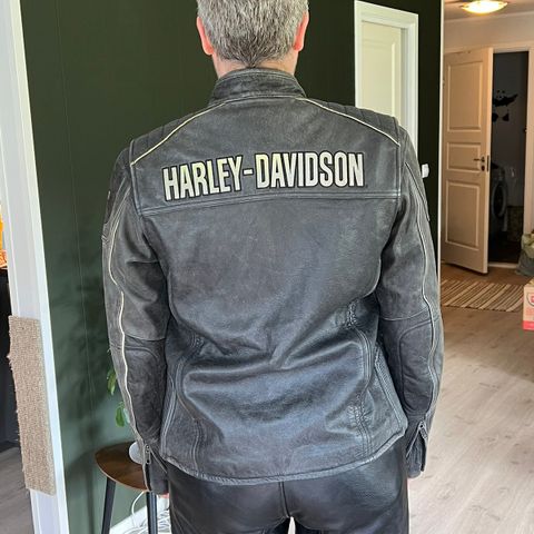 Harley Davidson MC skinn jakke kjøpt i New York