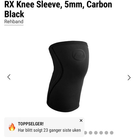 Rehband RX Knee-sleeve 5 mm large x2 - nye