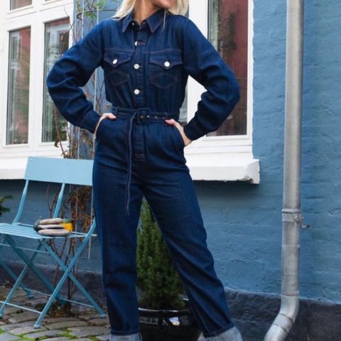 Jumpsuit i denim fra Gestuz