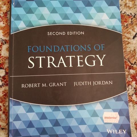 Foundation of strategy