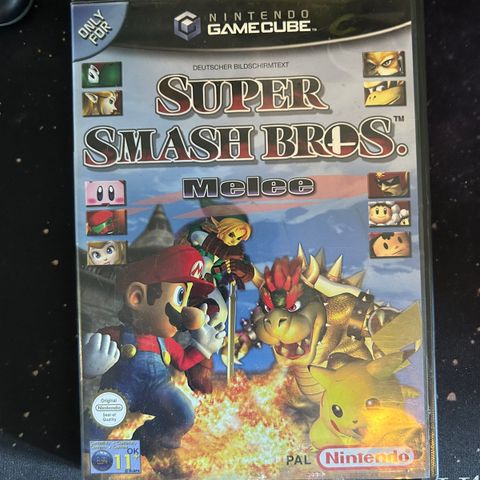 Pent eksemplar av Super Smash Bros Melee til Nintendo Gamecube selges!!