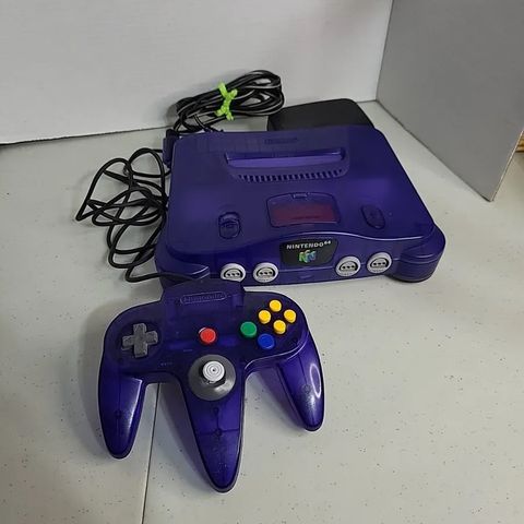 Sjelden Nintendo 64 Funtastic Grape Purple