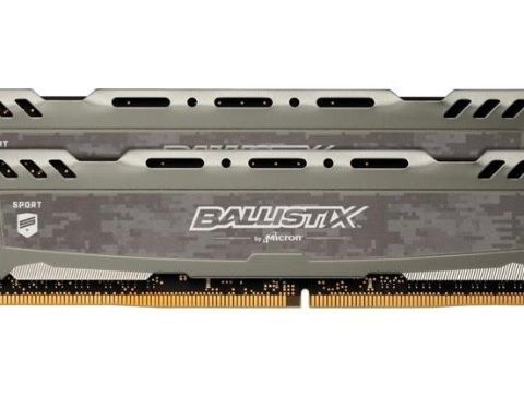 8 GB (2x4) RAM 2666 Mhz DDR4 CL16 Ballistix Sport