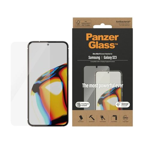 Panzer-Glass, NY Skjermbeskytter for Samsung Galaxy S23 .æ