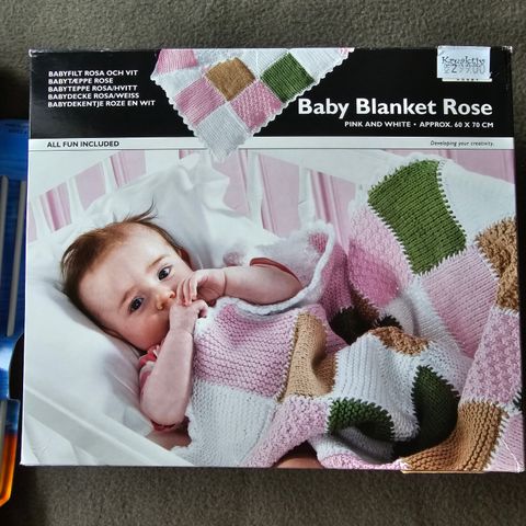 Diy - baby blanket rose