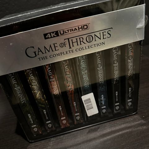 GAME OF THRONES THE COMPLETE 4K BLU RAY STEELBOOK COLLECTION - NEW & SEALED