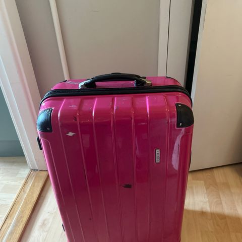 Rosa koffert