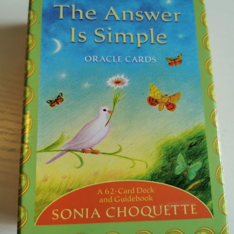 The Answer Is Simple oracle cards.