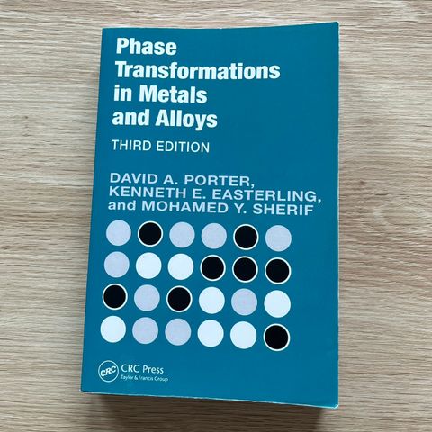 "Phase Transformations in Metals and Alloys" lærebok selges