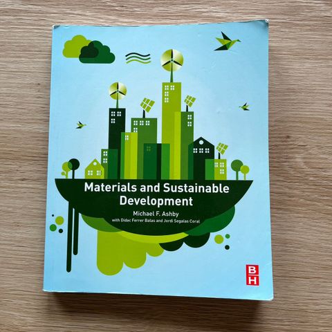 "Materials and Sustainable development" lærebok selges