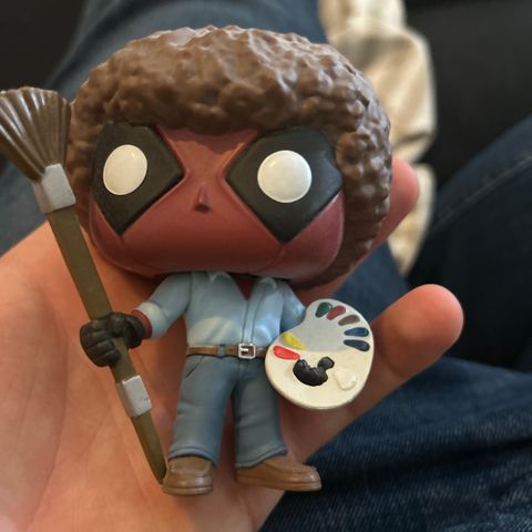 Bob ross/deadpool funko pop