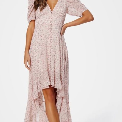 Summer Luxe High-Lowe Midi Dress - Kjole fra Bubbleroom!