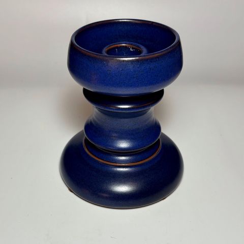 Svært pen telysestake i keramikk fra Lannum keramikk