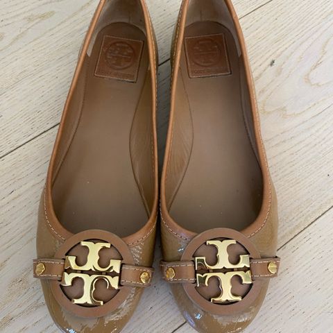 Tory Burch ballerina sko str 39/ US 8M- litt små i str