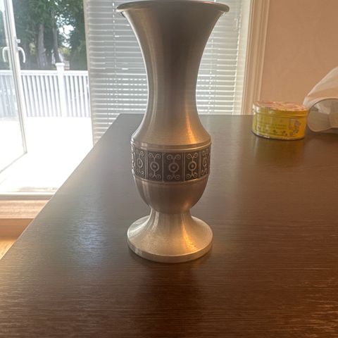 Pewter Haugrud Norway vase
