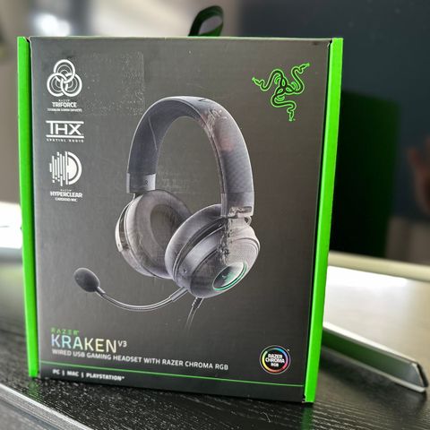 Ubrukt Gaming Headset Razer Kraken V3