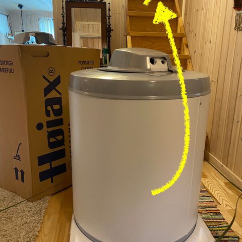 Ny, ubrukt 120L Varmtvannsbereder — Høiax Titanium Extreme Eco 120