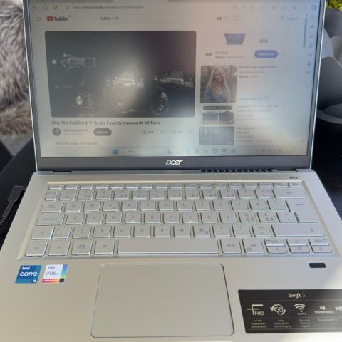 Acer Swift 3 i5 prosessor 8GB ram 512GB lagring