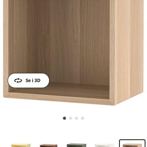 3 EKET IKEA-hyller.