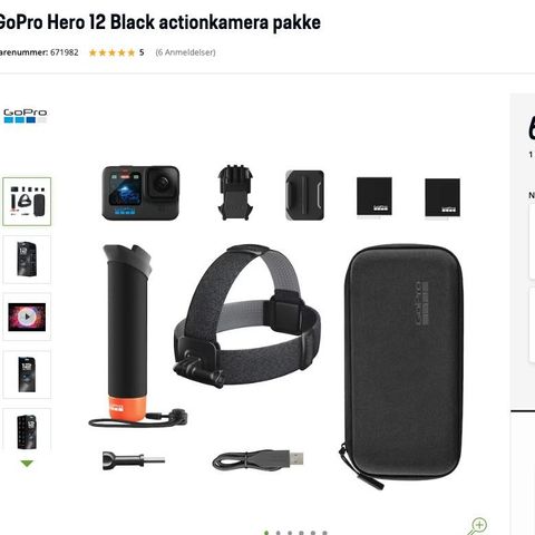 Ny GoPro 12 Special Bundle