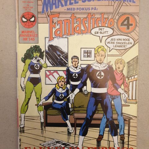 Marvel Superheltene nr. 4 - 1989!