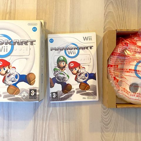 Mario Kart Wii pakke m/ratt