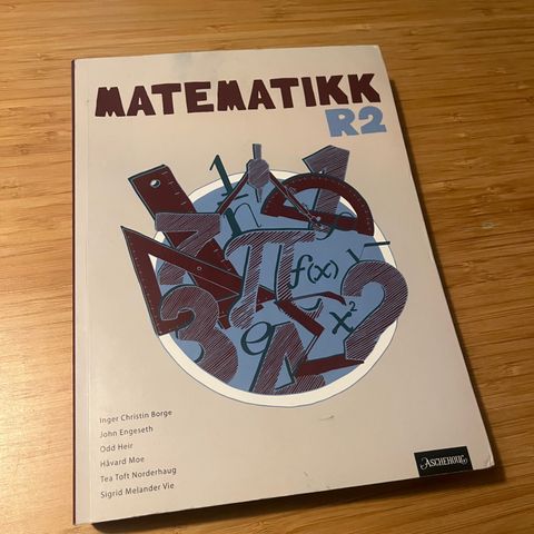 Matematikk R2 Aschehoug (2021, fagfornyelsen)