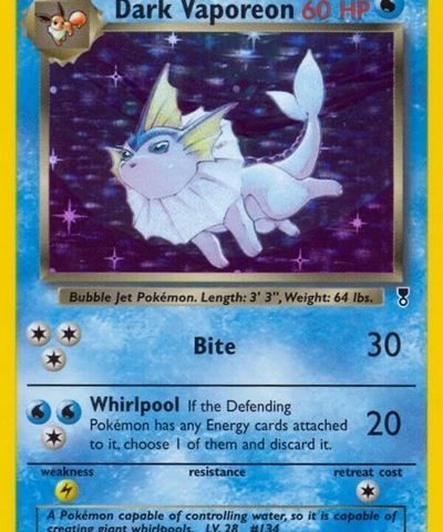 Pokemon • Dark Vaporeon • Holo Rare • 9/110