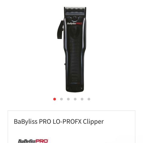 Hårklipper (Babyliss PRO LO-PRO FX)