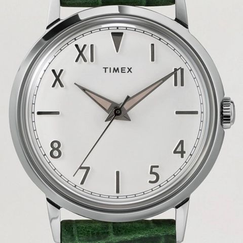 TIMEX Marlin Hand-Wound 34mm White Dial