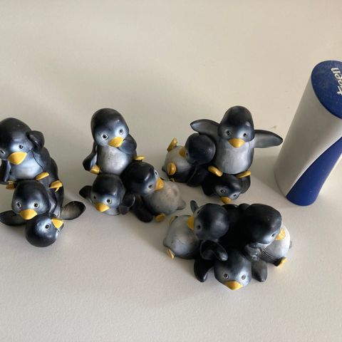 4 flotte pingvinfigurer fra figaro