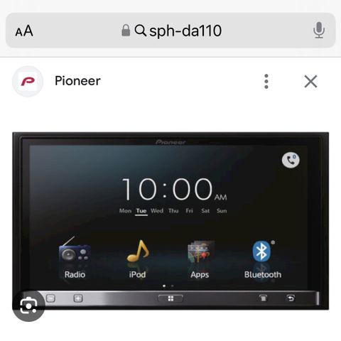 Pioneer SPH-DA110