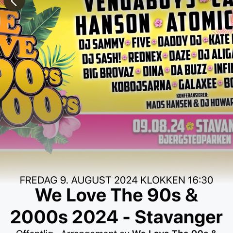 We love the 90/00 Stavanger 9.august 2024