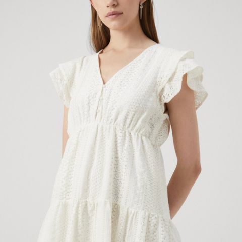 Hvit kjole Only