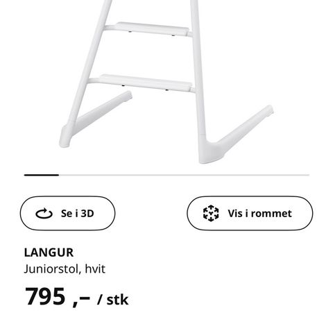 IKEA Langur juniorstol